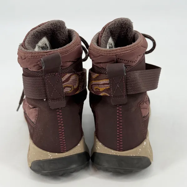 Chaco Women's JCH107470 Burgundy Brown Quilted Winter Snow Boots Size‎ 8 - Image 3