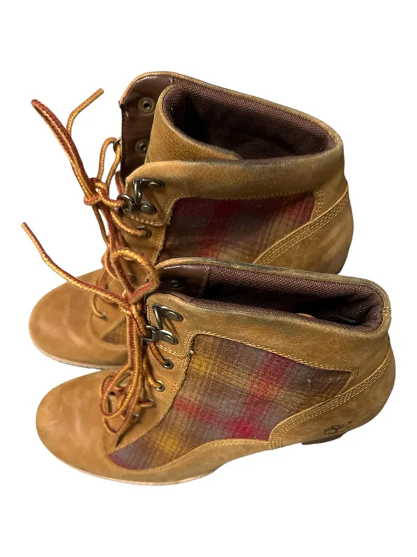 Timberland x Pendleton Glancy plaid heeled boots - Image 2