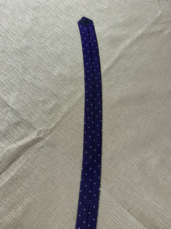 Brooks Brothers Makers Silk Tie Purple Blue Dot Extra Long 61” Made USA - Image 11
