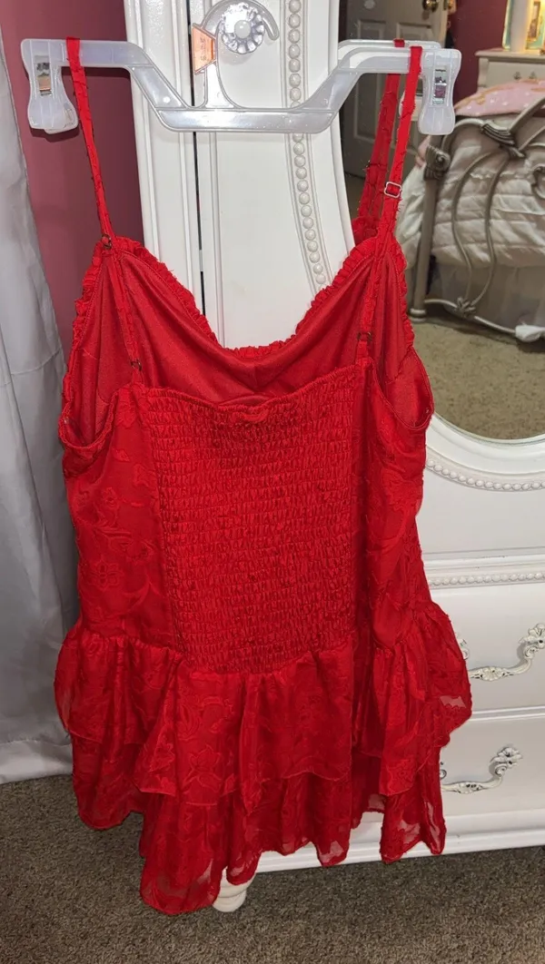 Red Dress Size Large - Image 2