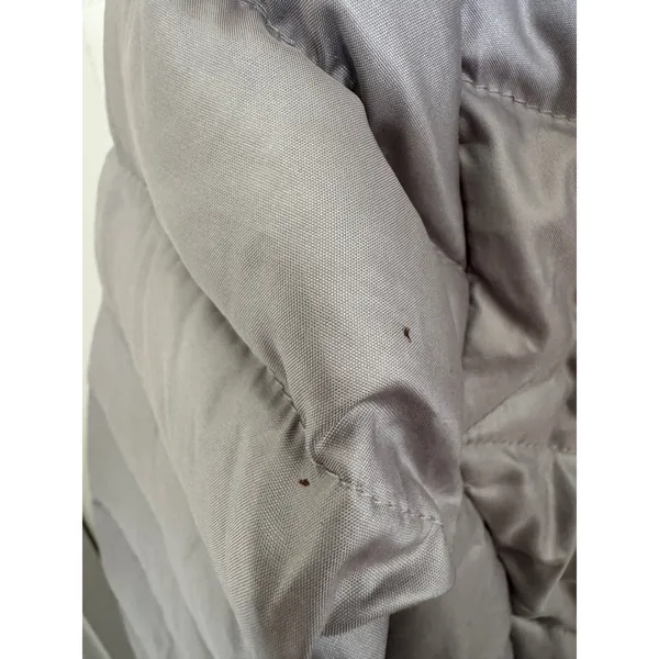 The North Face women's silver gray puffer size medium - Image 4
