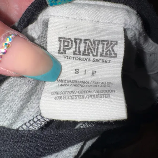 PINK - Victoria's Secret Colorblock varsity tee - Image 5