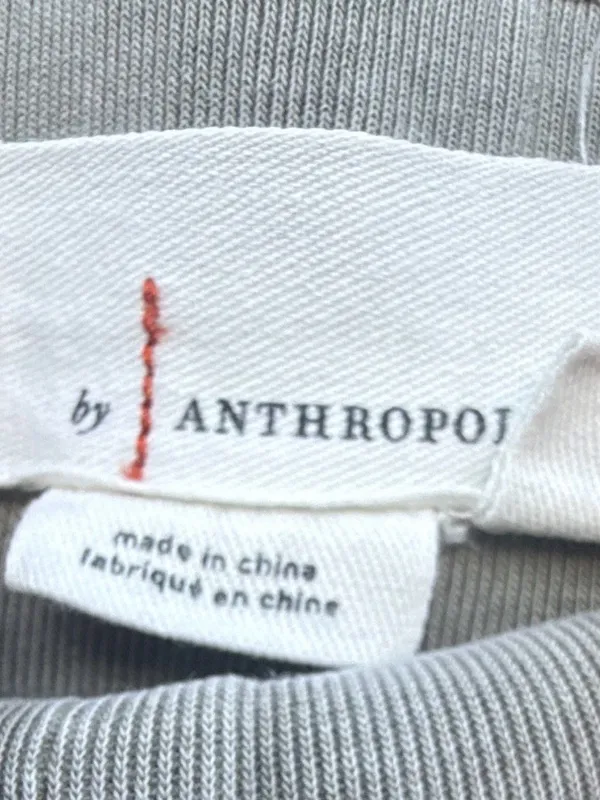 Anthropologie Women Gray Solid Jogger Pants Tapered Elastic Waist Pockets Sz M - Image 5