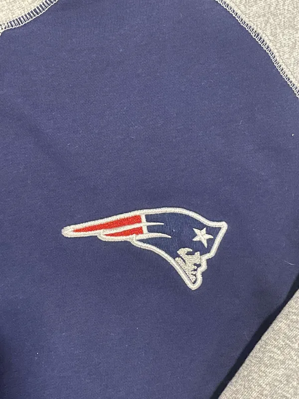 National Football League New England Patriots Blue Pullover Crewneck - Image 3