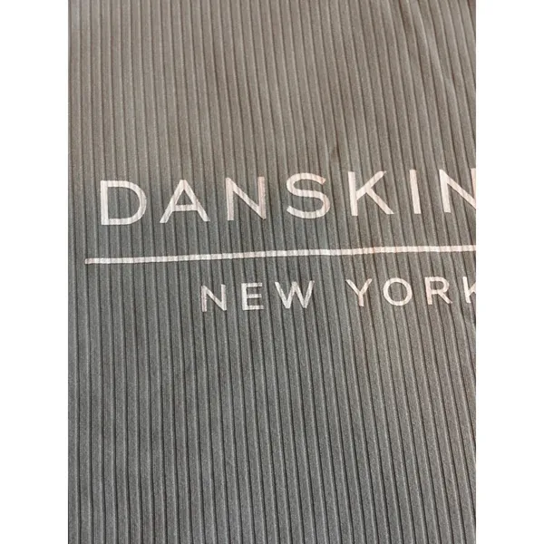 Danskin Lounge Set L Grey Ribbed Short Sleeve Top and Pants Athleisure Co-ord - Image 9