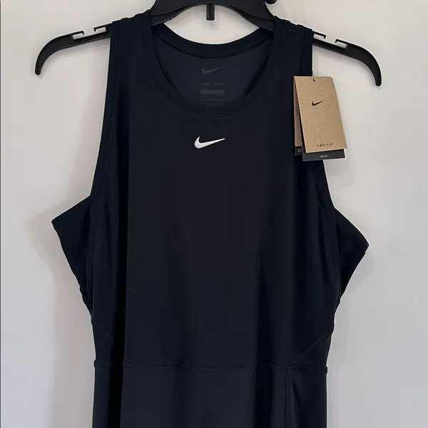 Nike Victory Dri-Fit Tennis Dress NEW Black Large Style FQ1780-010 - Image 4