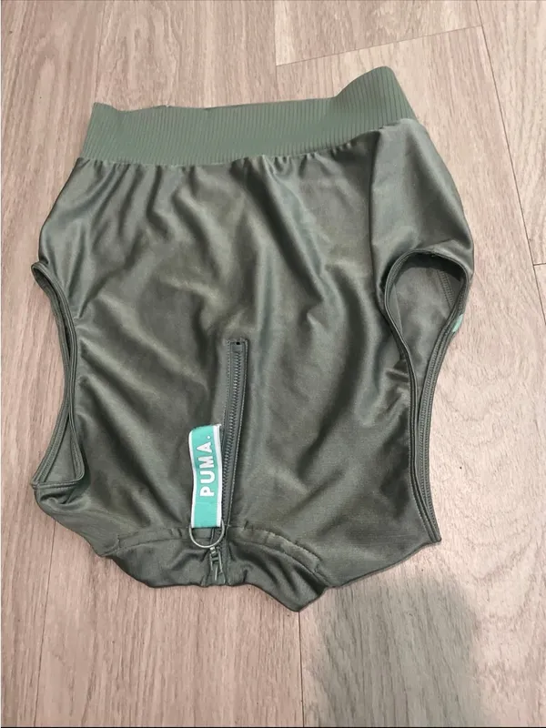 Puma Dark Green Tank with Mint Trim - Image 3