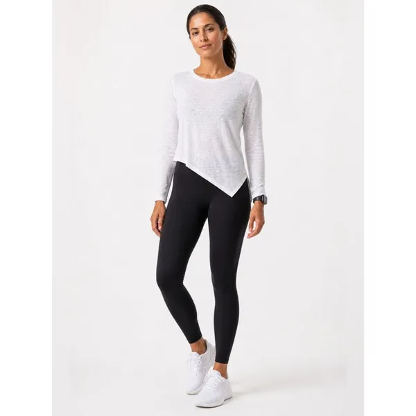Lululemon Sweetest Day Long Sleeve Burnout Asymmetrical Top Size 10 - Image 2