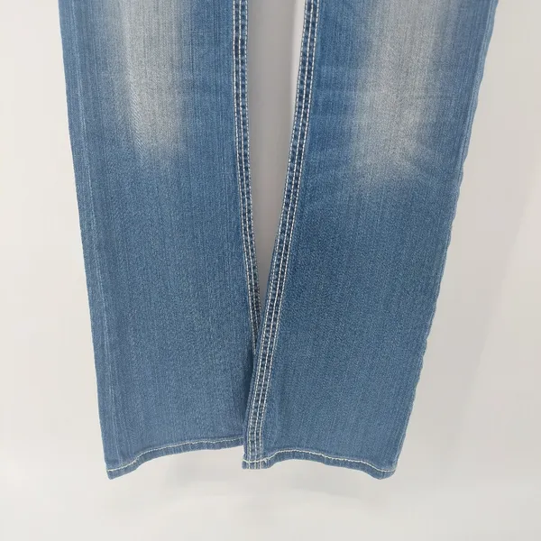 BKE Starlite 26R BootCut Stretch Women's Light Wash Cut# OC-31611 Distress Jean - Image 5