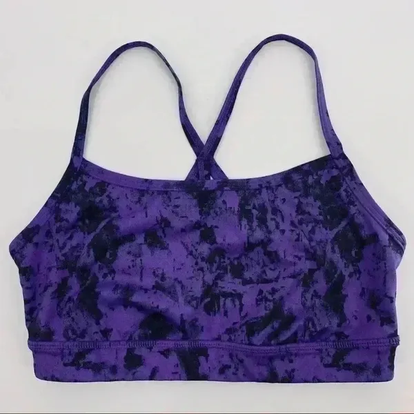 Z By Zella‎ Elite Purple & Black Sports Bra Size XS - Image 2