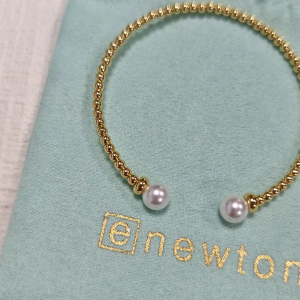 Enewton pearl beaded open bangle - Image 2