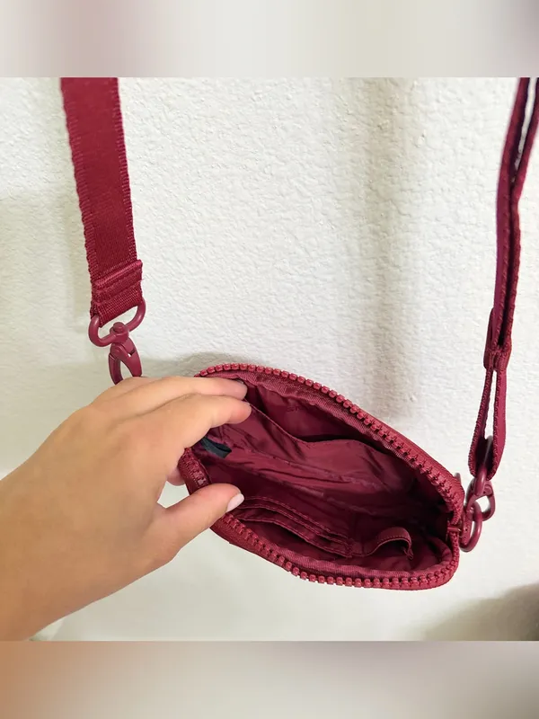 Limited Edition Dagne Dover x Sephora Mara Phone Sling – Burgundy - Image 12