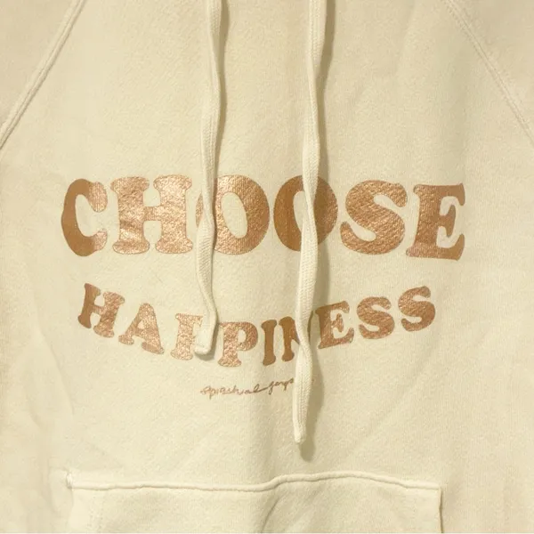 Spiritual Gangster Size Small Tan‎ Happiness Classic Kangaroo Pocket Hoodie - Image 3