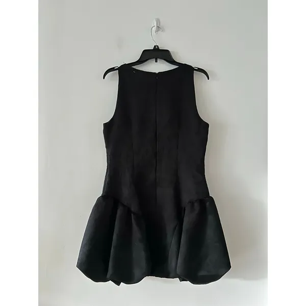 ASTR The Label Black Jacquard Drop Waist Mini Dress NEW Size L - Image 6