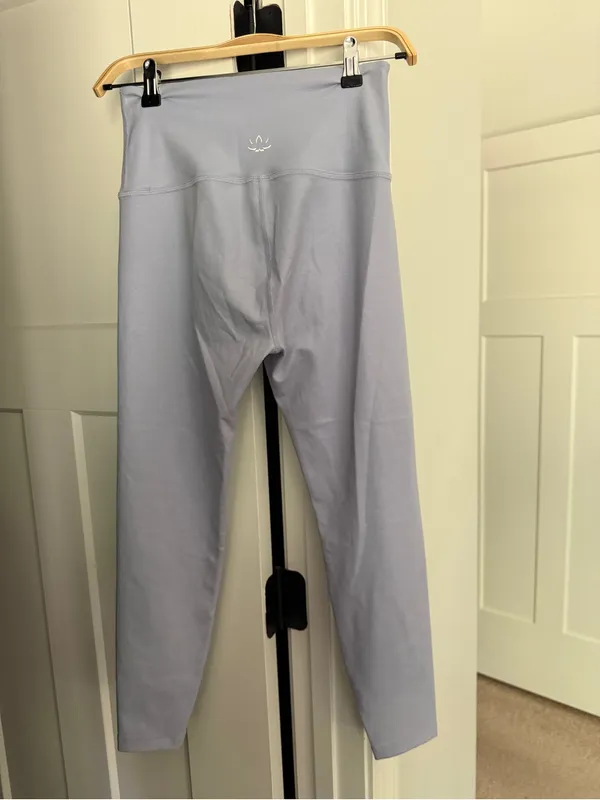 Beyond‎ Yoga Ribbed High-Waist Lilac Leggings - Image 4