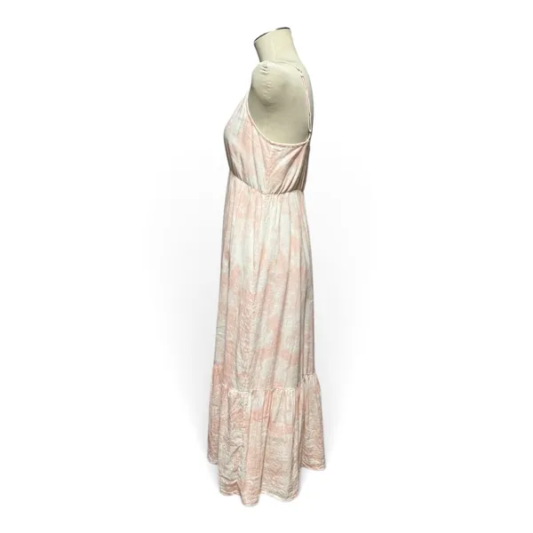 Rails Delilah Peach Pink Tie Dye Linen Sleeveless Midi Dress Revolve Medium - Image 4