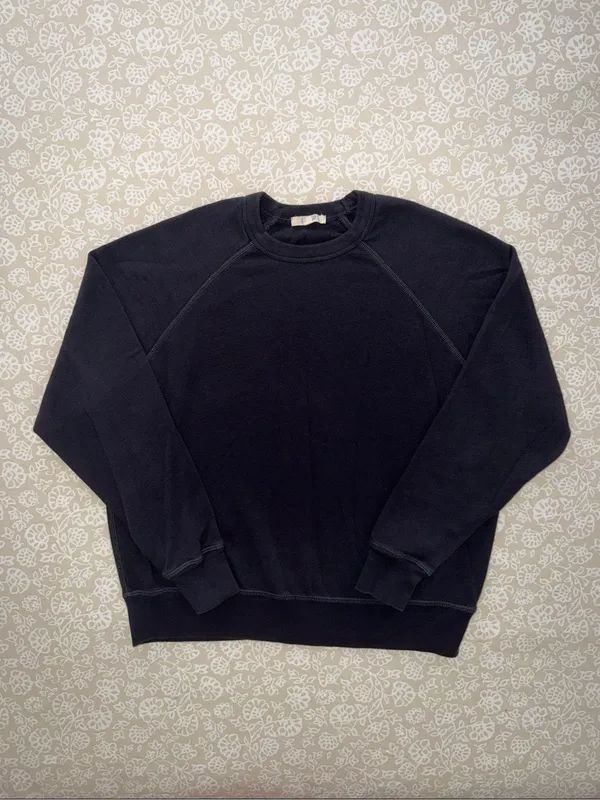 Leallo Women’s Charcoal Dune Solid Crewneck Black Size XS - Image 3