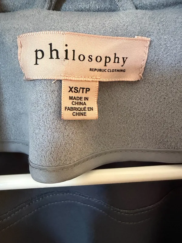 Philosophy blue suede jacket  - Image 3