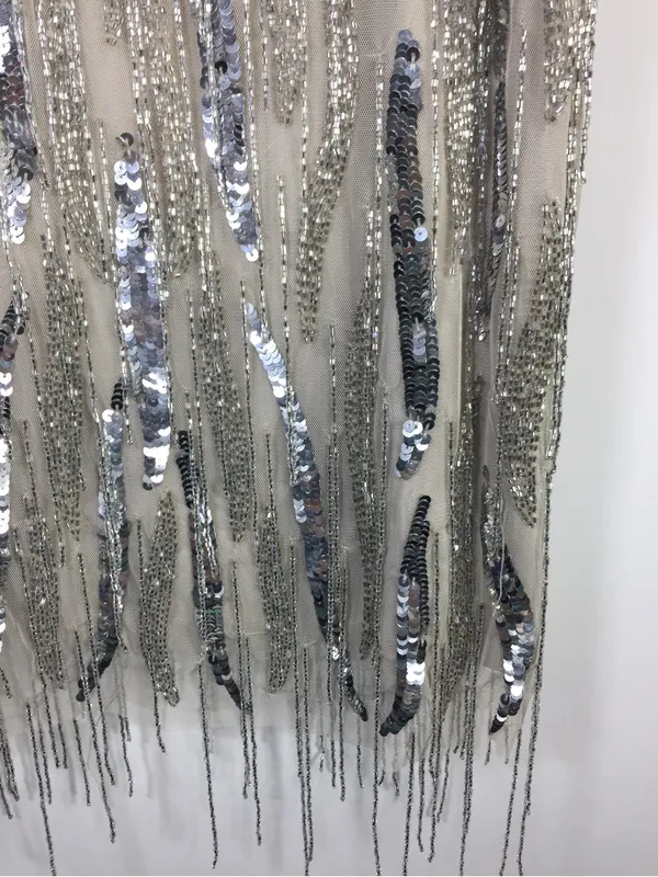 Nasty Gal Beaded Tassel Slip Mini Dress - Image 10