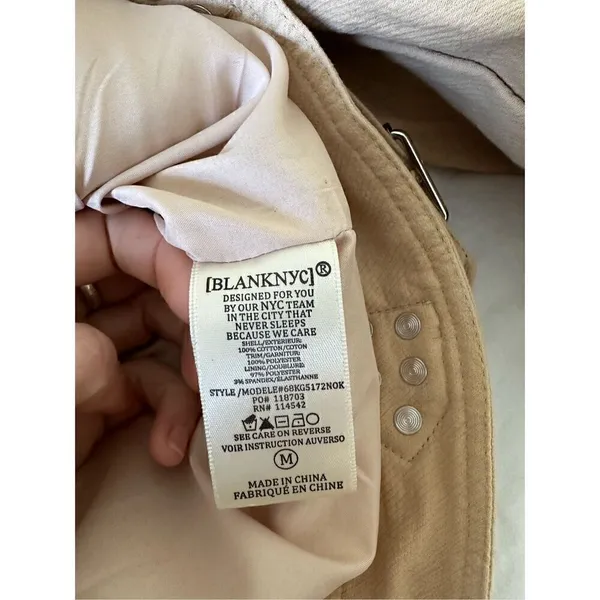 BLANKNYC  Moto Jacket Size M - Image 8
