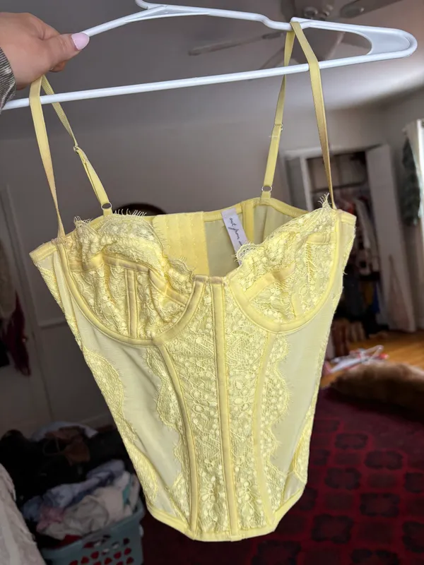 Yellow Corset Top - Image 4