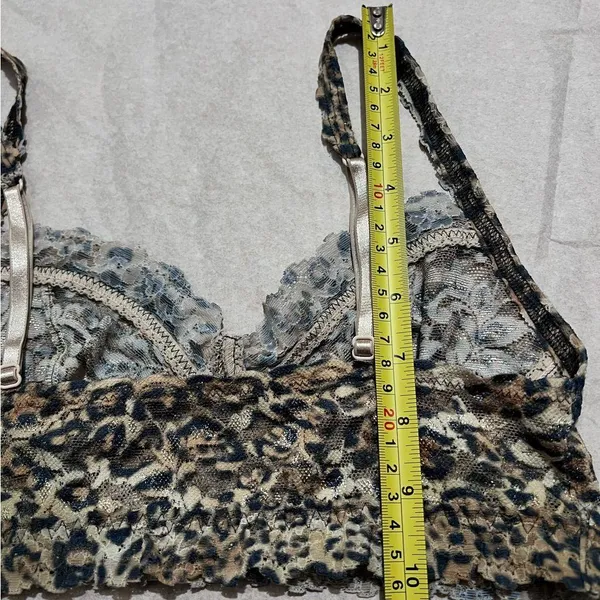 Hanky Panky Black and Brown Leopard Print Bralette Y2K :Box OW2: - Image 7