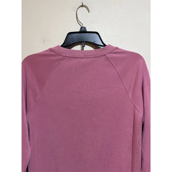 Athleta Size XXS Seasoft Scoop-Neck Sweatshirt Antique Rose Pink - Image 8