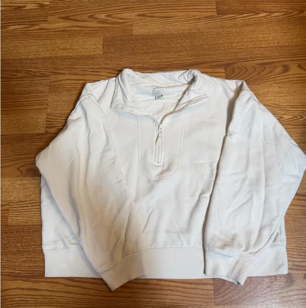A New Day Quarter-Zip Pullover Cropped - Image 2