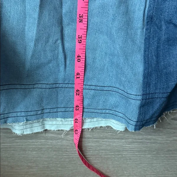 NEW Anthropologie Pilcro Seamed Smocked Midi Dress Small - Image 14