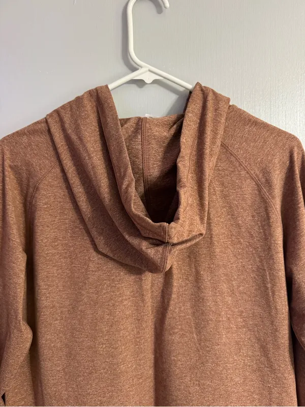 Yogalicious Lux Women's Zip Hoodie Light Brown in Size Medium - Image 5