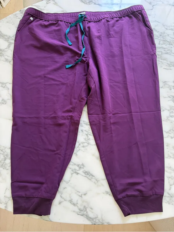 NWOT Figs Zamora Jogger Pants Womens 5XL Purple Technical Collection Scrubs - Image 2