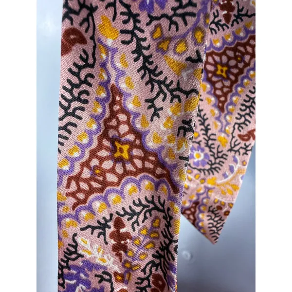 Cinq à Sept Sleeveless Halter Paisley Smocked Peplum Top‎ Boho Chic - Image 7