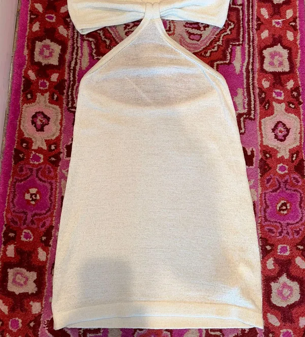 Streetwear Society White Knit Dress - Image 2