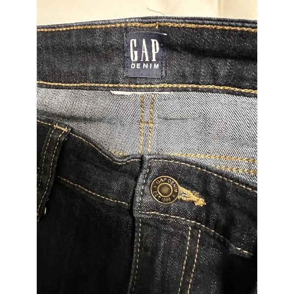 Gap Size 28 Legging Jeans‎ Skinny Jegging Stretch Dark Wash Tiny Hole - Image 8