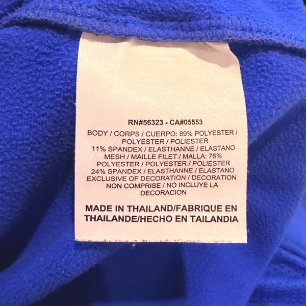 Nike Womens Blue Dri-FIT Fleece Lined‎ Quarter Zip Hoodie Size Large Running Top - Image 8