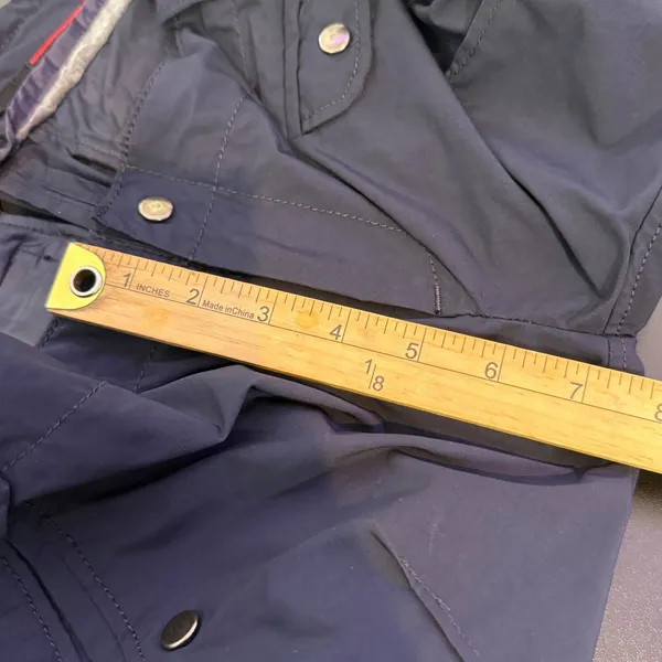 Gorpcore Tactical Cargo Pants Womens 6 Navy Blue Zipper Cuff Hiking Utility - Image 9