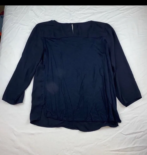 Long Sleeve Blouse Blue - Image 6