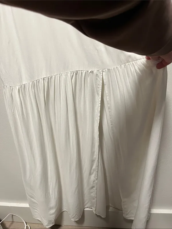 L*SPACE (NWT) Victoria Drawstring Empire Waist Maxi Cover Up Dress, Size Small - Image 5