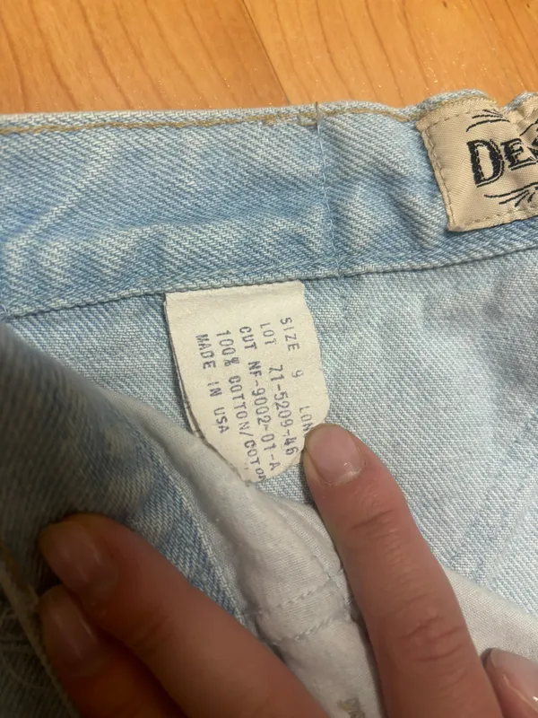 Vintage Denim Jeans Size 27 - Image 6