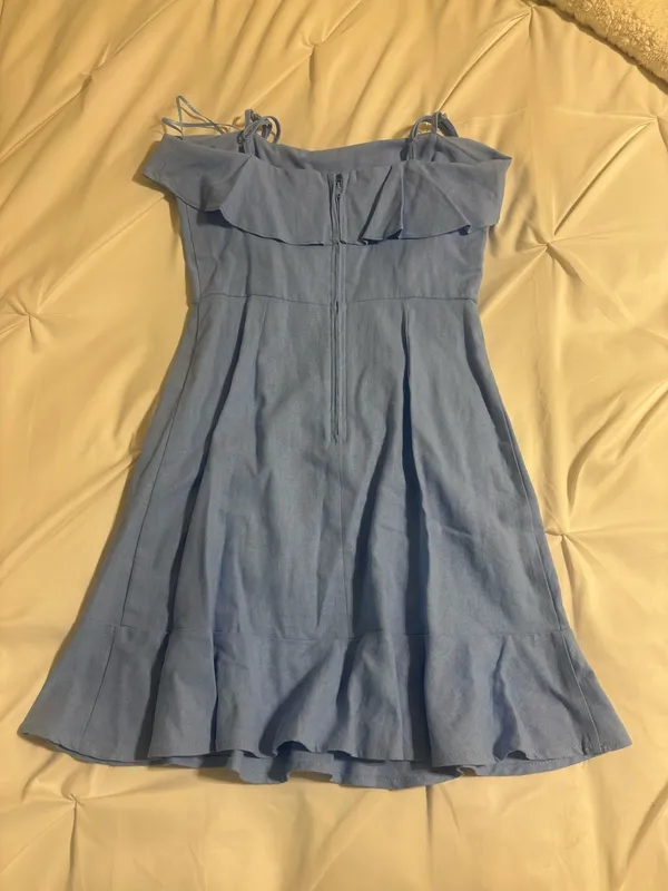 Dillards, Light Blue, Dress, XS, Worn Once - Image 2