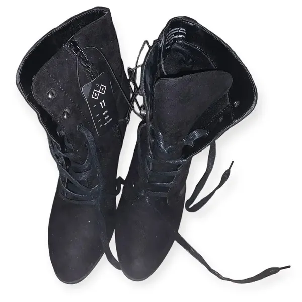 Ava & Viv A+ combat heeled boots - Image 4