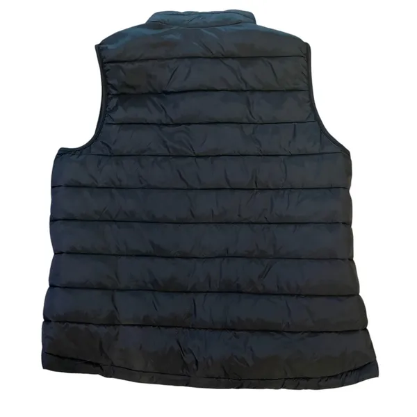 2 Degrees Heat Womens XXL Black Puffer Vest Lightweight Quilted Zip - Image 6