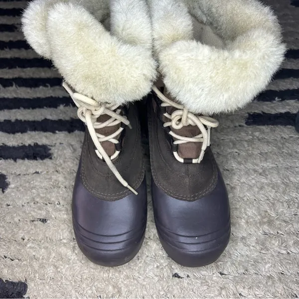 Columbia Sierra Summette brown insulated winter snow boots women’s shoe size 7 - Image 3