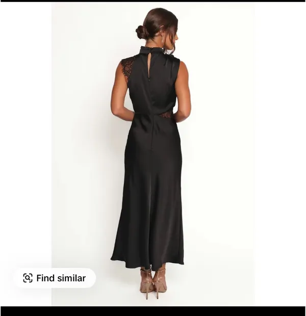 Petal & Pup Halter Anabelle Neck Midi Dress - Image 2