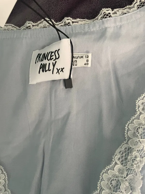 Princess Polly Tinkerie Top Blue - Image 4