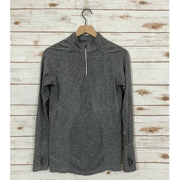 ZYIA Active Women's 1/4 Zip Pullover - Fog Gray - Large - Image 5