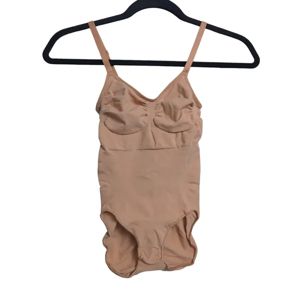Skims Sculpting Snaps Bodysuit Shapewear Tan New without Tags S/M (4-8) - Image 2