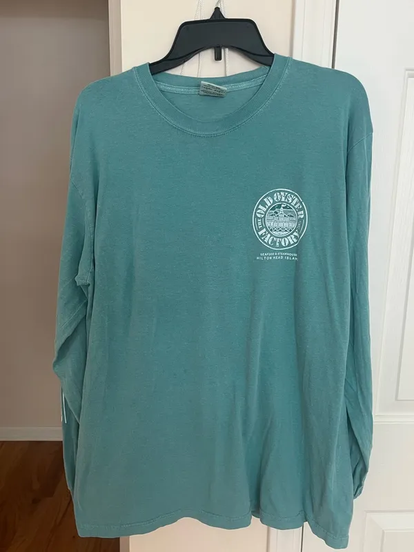 The Old Oyster Factory Hilton Head Island Comfort Colors Long Sleeve T Shirt - Image 2