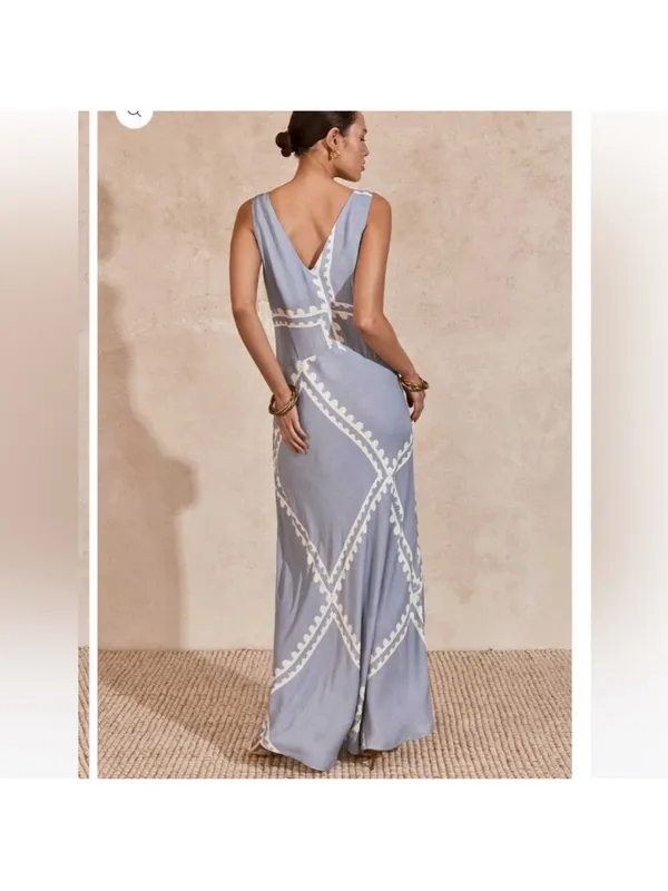 NWT Mon Renn Serape Midi Dress Size US Small - Image 2