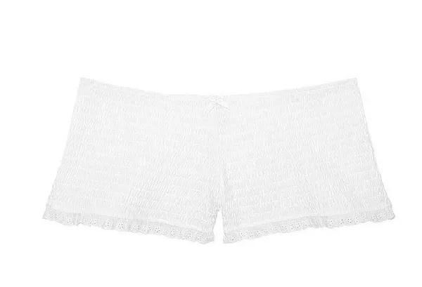 NWT PINK BY FRANKIES BIKINIS BRISTOL POPLIN SHORTS in White. Size XL - Image 3